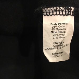 Robe Sheath J.Crew - Colorblock Gris Et Noir - Coton/ Laine Stretch - Taille 2 (US) - Occasion
